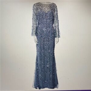Elegant Blue Evening Gown